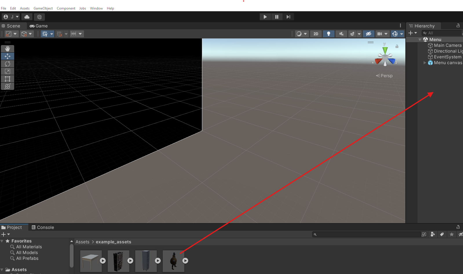 Now you can drag & drop glb model into the scene